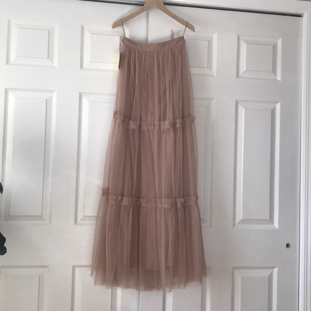 Airy Tulle Maxi Skirt